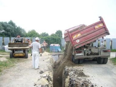 Budovanie kanalizácie v obci I. etapa Budovanie kanalizácie v obci I. etapa